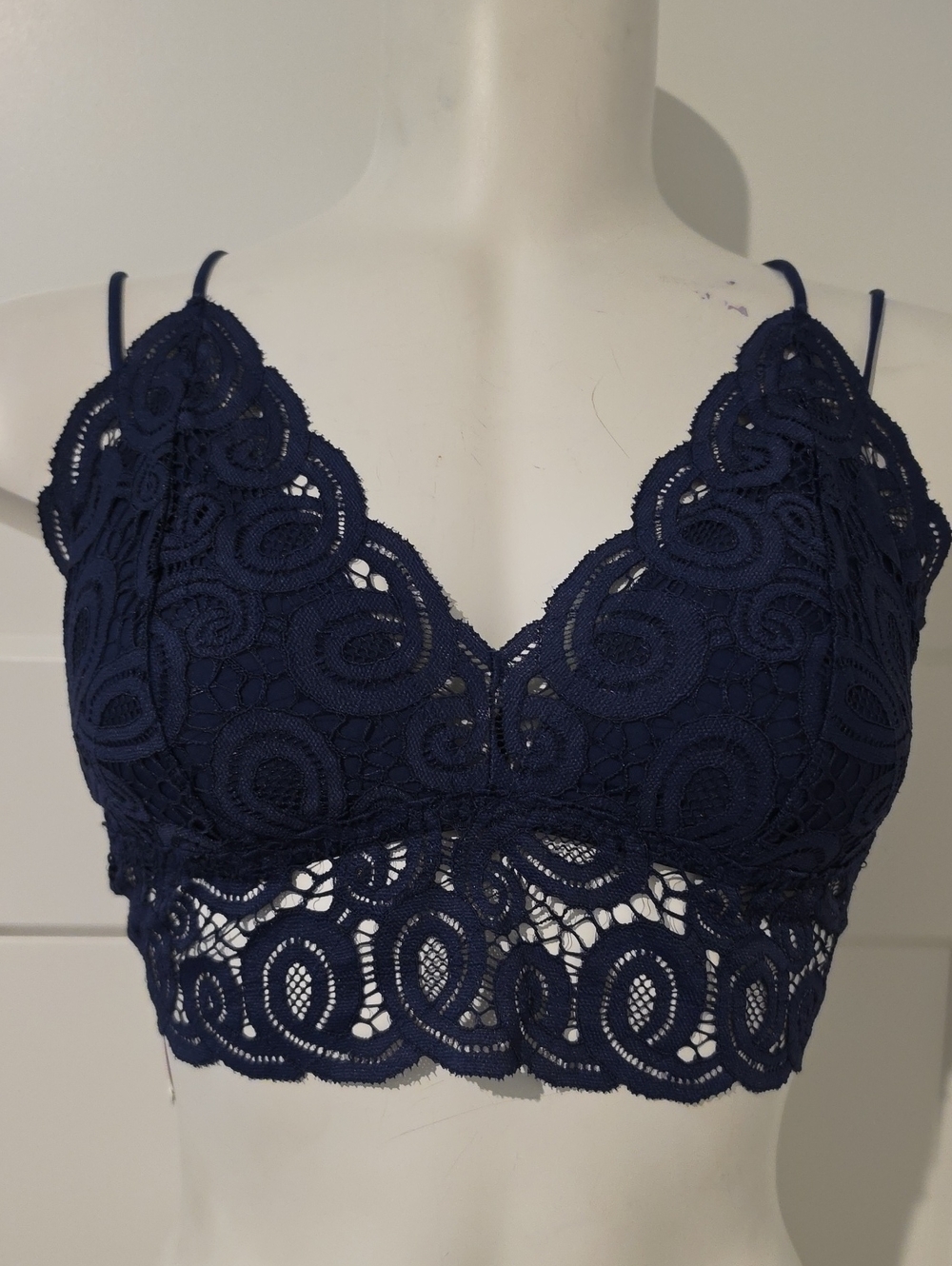VS PINK Navy Lace Bralette